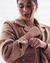 Chaqueta paño (beige) - Arena Blanca