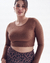 Top morley manga larga (caramelo) - Arena Blanca
