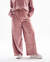 Pantalón wide plush (rosa) - Arena Blanca