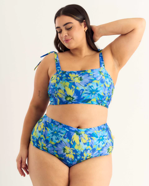 PREVENTA - Top Malibú (print lima) - comprar online