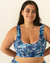 Top Reef (print azul) - comprar online