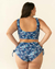 Top Reef (print azul) - tienda online