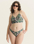 Bombacha tanga Sunset (Print rosa) - Arena Blanca