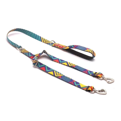 Guia dupla para dois cachorros T-Mutts