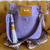 Oval Lila con strap 13 - llavero plumero - comprar online