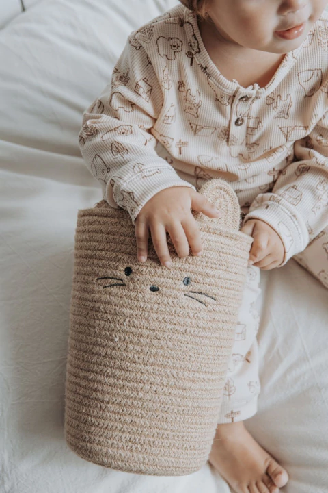 REMERA WAFFLE MANGA LARGA ESTAMPADA