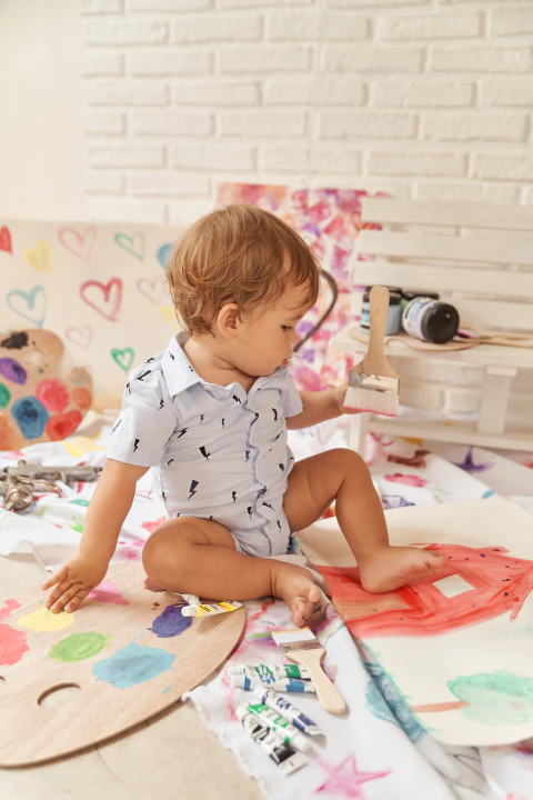 BODY CAMISA MANGA CORTA ESTAMPADA NIÑO