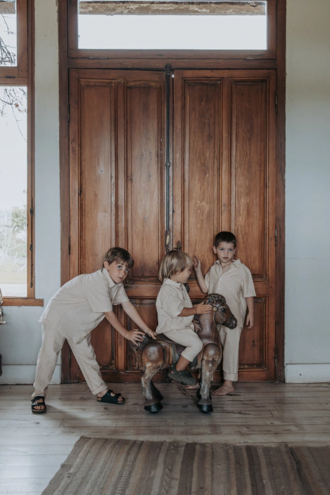 PANTALÓN DE LINO NIÑO