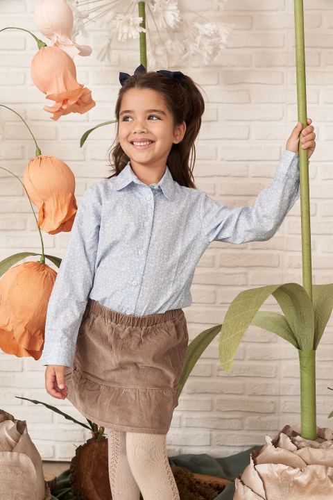 POLLERA VOLADOS CORDEROY