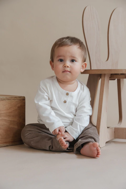 REMERA LISA MANGA LARGA NIÑO