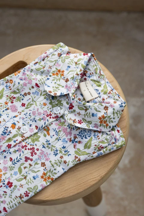 BODY CAMISA MANGA LARGA ESTAMPADA NIÑA