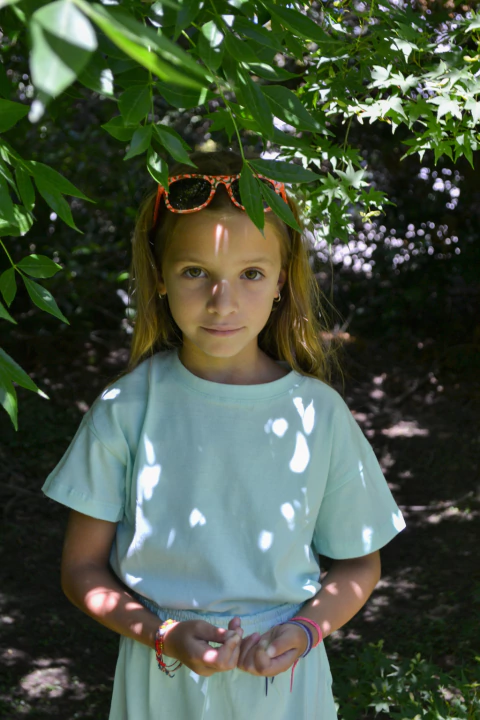 REMERA LISA MANGA CORTA NIÑA