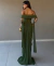 Vestido Longo Drapeado Elegance - comprar online