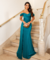 Vestido Acetinado Sereia Bojo Transpassado - CLA MODAS