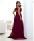 Vestido de Festa Longo com Detalhes na Gola - CLA MODAS