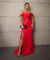 Vestido Acetinado Sereia Bojo Transpassado - loja online