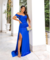 Vestido Acetinado Sereia Bojo Transpassado - comprar online