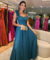 Vestido Longo Com Fru Fru no Ombro - loja online
