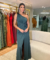 Vestido de Festa Longo Ombro só, com nó na cintura na internet