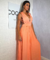 Vestido Longo Decote em V na internet