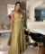 Vestido Longo Decote em V - comprar online