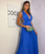 Vestido Longo Decote em V - loja online
