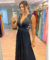 Vestido Longo Decote em V - comprar online