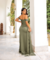 Vestido Acetinado Sereia Bojo Transpassado - comprar online
