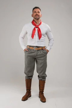 Bombacha Alfaiataria Masculina Cinza - comprar online