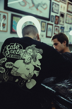 CAMISETA CAFÉ PRETO 8 ANOS - Café Preto Tattoo