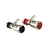 Borne Pressão Alto Falante Base 14mm injetado (Verm+Preto) na internet