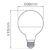 Lâmpada Led Balloon 14W 2700K G100 Bivolt E27 na internet