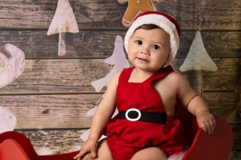 Romper / Body Papai Noel natal- masculino