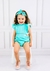 Romper Verde com branco - s2manukids