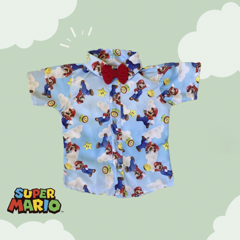 CAMISA Super Mario Bros + gravata