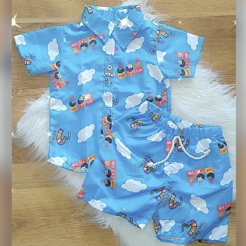 Conjunto Mauricinho Três Palavrinhas