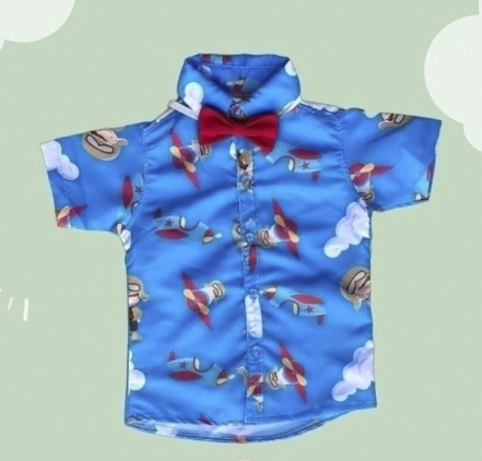 CAMISA Menino Aviador + gravata