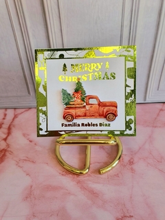20 PIEZAS Tarjeta Christmas Truck