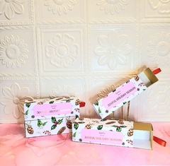 10 PIEZAS Slide Box M Christmas Pink
