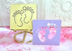 MINI TROQUEL VENTANA REMOVIBLE MAGIC WINDOW BABY FEET - comprar en línea