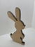 Coelho em MDF(orelha em pé 27x13) - Casa do Artesanato 