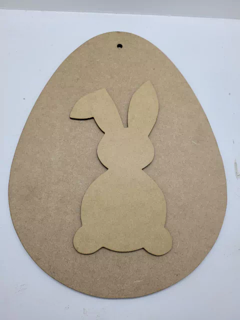 Ovo de Páscoa em mdf