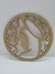 Medalha em mdf 18cm(MARIA) - Casa do Artesanato 