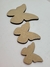 Trio de Borboletas em MDF