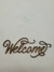 Palavra Welcome MDF (10x4)