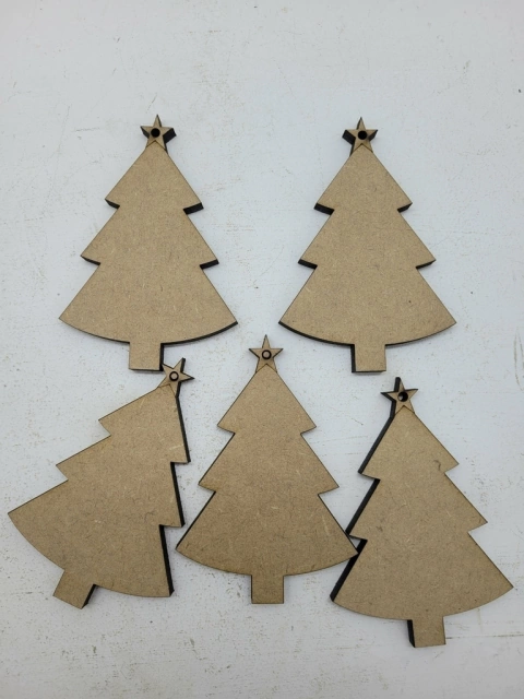 Pinheiro de Natal M.D.F 9x7 (5un)