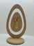 Ovo de Páscoa em mdf 35x20 com Base (apliques)