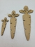 Trio de cenouras MDF 3mm