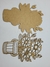 Arranjo em MDF Margaridas (23x17) na internet