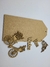 TAG em MDF Bike Floral (30x15) na internet